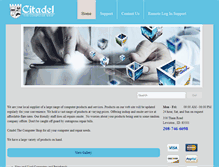 Tablet Screenshot of citadeltcs.com
